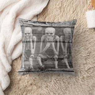 Halloween skeletons  cushion