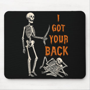 Halloween Skeletons Ive Got Your Back Costume Men Mouse Pad
