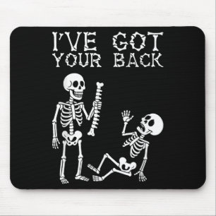 Halloween Skeletons Ive Got Your Back Costume Men  Mouse Pad
