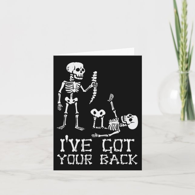 Halloween Skeletons Ive Got Your Ck Costume Men Wo Card (Front)