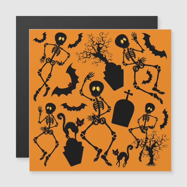 Halloween Skeletons Macabre Dance (Front/Back)