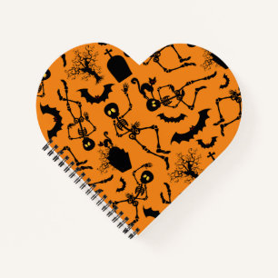 Halloween Skeletons Macabre Dance Notebook
