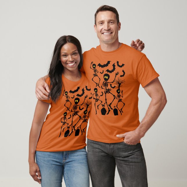 Halloween Skeletons Macabre Dance T-Shirt (Unisex)