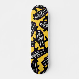 Halloween Skeletons Pattern Skateboard