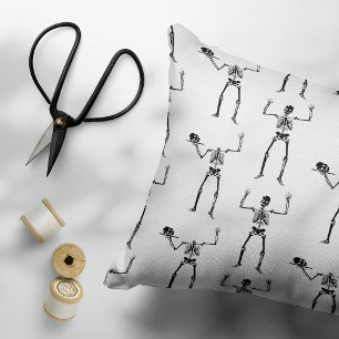 Halloween Skeletons, Trick Or Treat, Boo Decorative Cushion