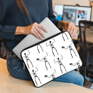 Halloween Skeletons, Trick Or Treat, Boo Laptop Sleeve