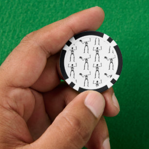 Halloween Skeletons, Trick Or Treat, Boo Poker Chips
