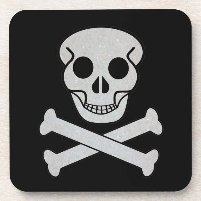 Halloween Skull and Bones Coasters (Front)