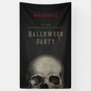 Halloween Skull  Banner