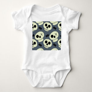 Halloween Skull, Boo Childish Design. Baby Bodysuit