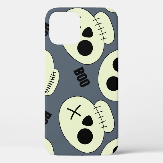 Halloween Skull, Boo Childish Design. Case-Mate iPhone Case (Back)