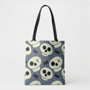 Halloween Skull, Boo Childish Design. Tote Bag