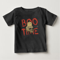 Halloween Skull Candle Boo Time Scary