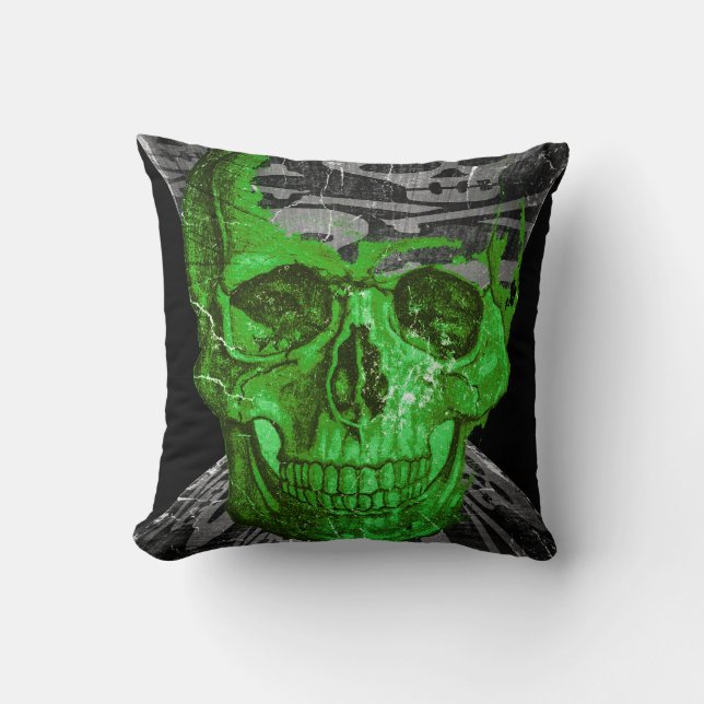 Halloween Skull Cushion (Front)
