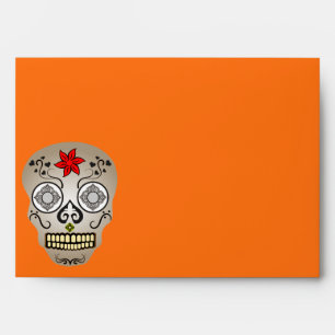 Halloween Skull Envelope