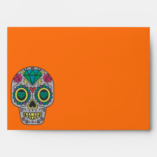 Halloween Skull Envelope