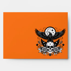 Halloween Skull Envelope