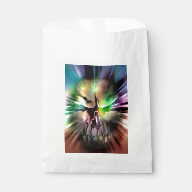 Halloween Skull Favour Bag (Front)