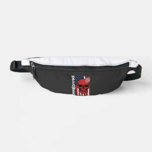 Halloween Skull Flag Vector Design_1 Bum Bags