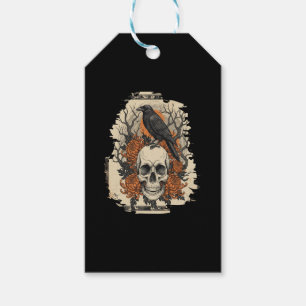 Halloween Skull Gift Tags