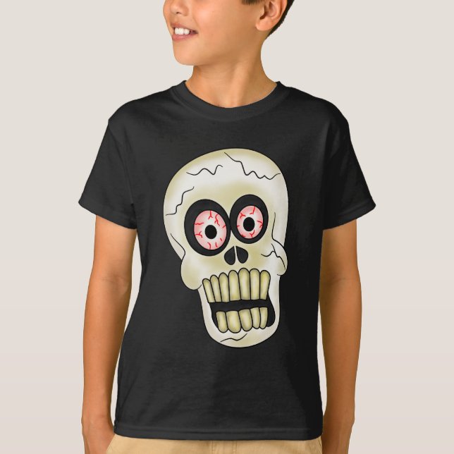 Halloween Skull Holiday kids t-shirt (Front)