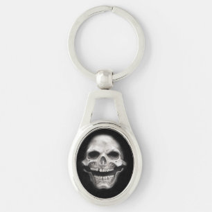 Halloween Skull Key Ring