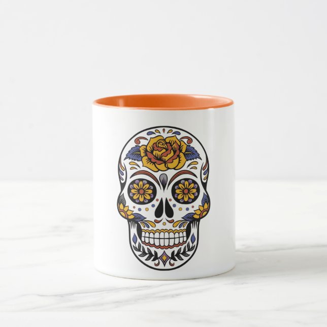 Halloween Skull Mug (Center)