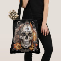 Halloween,Skull Pattern, Candlelight Calavera