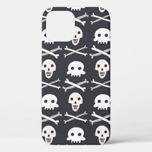Halloween skull pattern iPhone 12 case