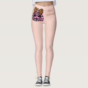 Halloween,Skull Pattern ,Face Pumpkin, Modern Leggings