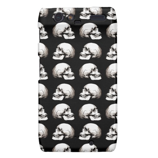 Halloween skull pattern motorola droid RAZR case