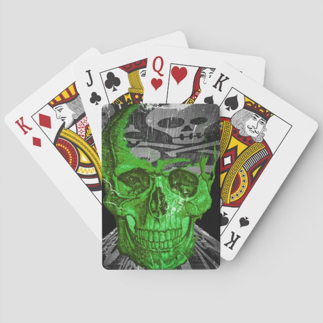 Halloween Skull Playing Cards (Back)