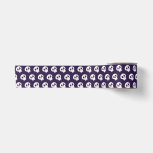 halloween skull satin ribbon