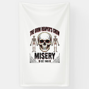 Halloween Skull Scary Creepy Vintage Story_1 Banner
