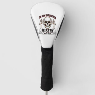 Halloween Skull Scary Creepy Vintage Story_1 Golf Head Cover
