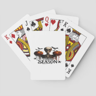 Halloween Skull Skeleton Playing Cards