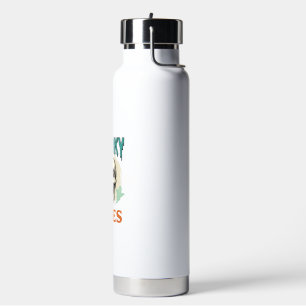 Halloween Skull Spooky Vibes Vintage Horror_1 Water Bottle