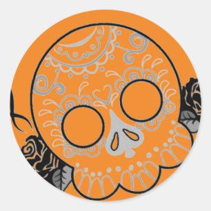 HALLOWEEN SKULL STICKER