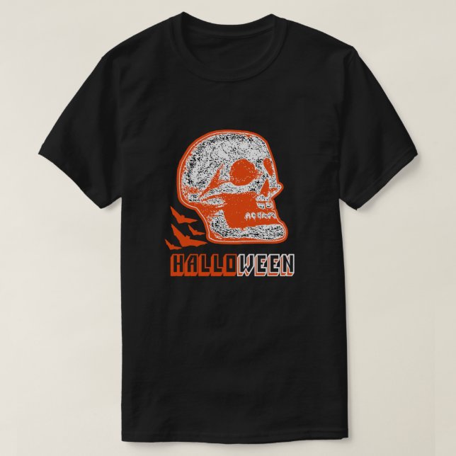 HALLOWEEN SKULL T-Shirt (Design Front)