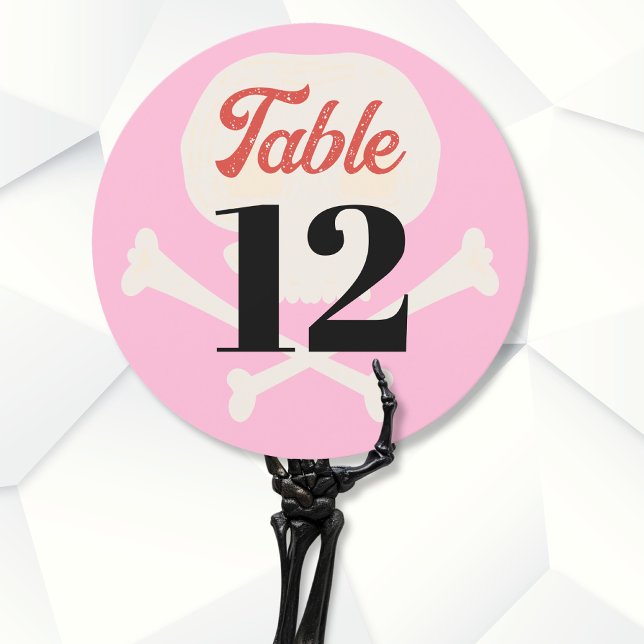 Halloween Skull Table Number (Creator Uploaded)