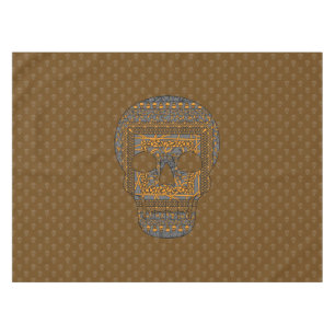 Halloween Skull Tablecloth