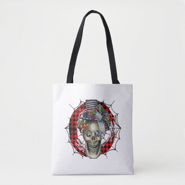 Halloween Skull        Tote Bag (Front)