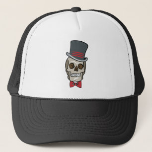Halloween Skull Trucker Hat