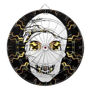 Halloween Skull with magic light Dartboard