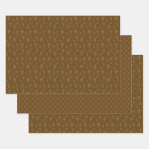 Halloween Skull Wrapping Paper Set
