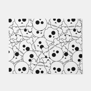 Halloween Skulls Doormat