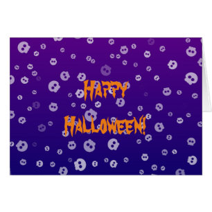 Halloween Skulls Greeting Card