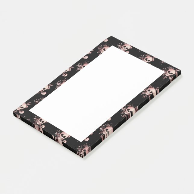 Halloween Skulls Post-it Notes (Angled)