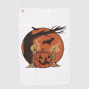 halloween sleep golf towel