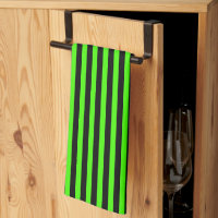 Halloween Slime Green and Black Striped